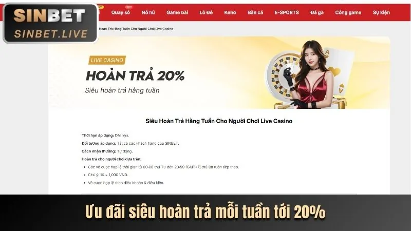 Thưởng chào mừng 100%